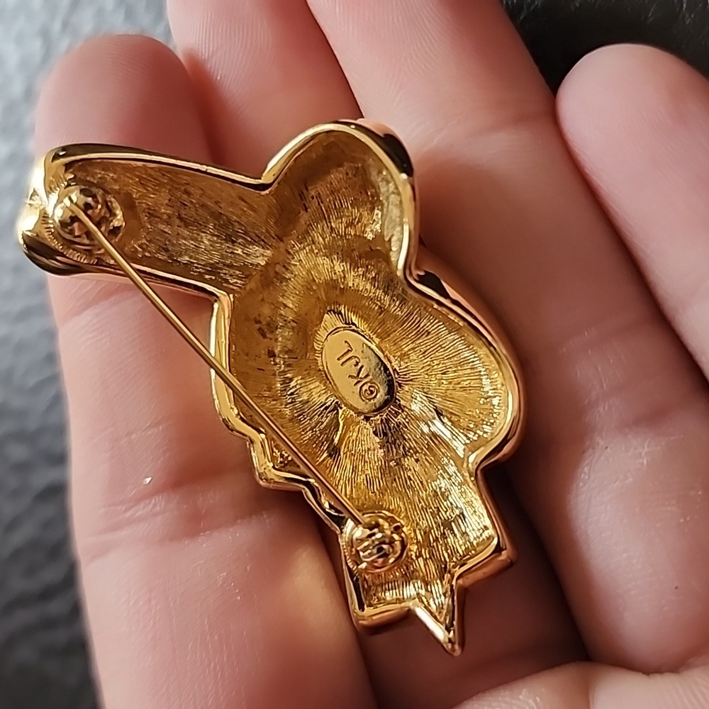 Vtg Kenneth Jay Lane Brooch - image 8